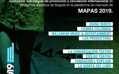 IDARTES Apoya 8 Proyectos Artísticos en MAPAS 2019