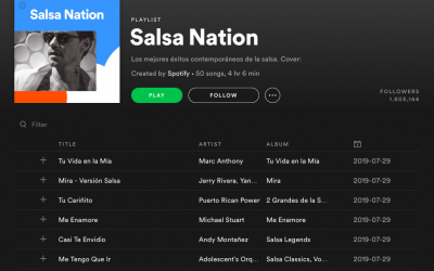 ¿Qué idea se tiene sobre las playlists?